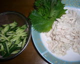 ささみの梅肉和え作り方1写真