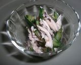 ささみの梅肉和え作り方4写真