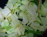 キャベツとわさびと牛の舌作り方4写真