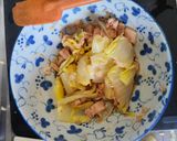 10分で💫ツナ白菜レンチン和えうどん🥬🐟️作り方3写真