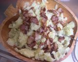 ポテトサラダにカリカリ豚ばら結構美味しい作り方4写真