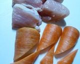 鶏と人参のハーブ焼き作り方1写真