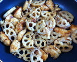 れんこんとささみの照り焼き作り方4写真