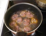 照り焼き✿鯖団子作り方2写真