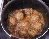 照り焼き✿鯖団子作り方3写真