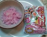 キャラ弁　お雛様作り方1写真