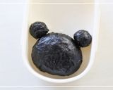 簡単♪黒くまくんおにぎり＊キャラ弁作り方1写真