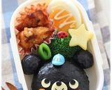 簡単♪黒くまくんおにぎり＊キャラ弁作り方4写真