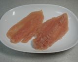 ☆ささみのうめ～しそロール☆作り方1写真