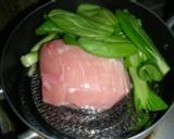 酒蒸し豚のチリソースがけ作り方1写真