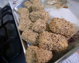 うまうま！ししゃもと豆腐のゴマまぶし揚げ作り方4写真