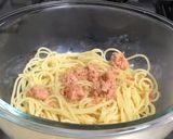 鮭と刻み海苔の和風パスタ！作り方2写真
