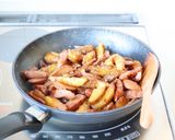 じゃがいもソーセージのガリバタ醤油炒め作り方8写真