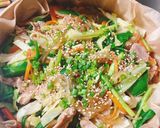 蒸篭でチャプチェ作り方6写真
