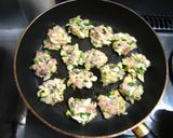 豚ももとかぶの葉で！ヘルシーハンバーグ作り方4写真