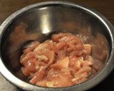 春菊と鶏ムネのオイスター炒め作り方2写真