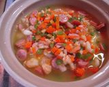 土鍋で炊き込み☆ウィンナーご飯☆作り方5写真