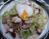 塩麹さんで∮春キャベツtoたこのパスタ作り方7写真