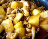 ✿鶏肉とじゃが芋のケチャップ甘辛炒め✿作り方6写真