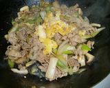 ふわふわ卵と豚肉のネギ味噌炒め作り方5写真