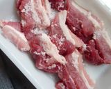 茹で豚とレンコンの辛味餡作り方1写真