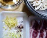 茹で豚とレンコンの辛味餡作り方2写真