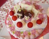 ひな祭りなので*お雛さまのケーキ*作り方8写真