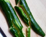 きゅうりと納豆の辛味炒めのせご飯作り方1写真