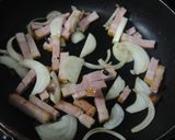 きのことベーコンの和風パスタ♡作り方3写真