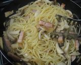 きのことベーコンの和風パスタ♡作り方5写真