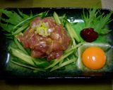 ネギトロの塩ユッケ!!作り方3写真