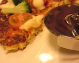 大根と薄揚げdeピザ風お好み焼き作り方6写真