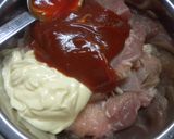 鶏肉のオーロラソース&粒マスタード焼き作り方3写真