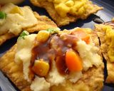 ポテサラディップのイカ天カナッペ!作り方9写真