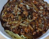 レンジでパスタを中華麺風に！麻婆白菜麺作り方8写真