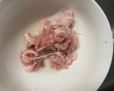 さっぱり洋風ごま素麺汁味根菜茄子甘酢酢豚作り方1写真
