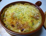 ☆　いか天と豆腐のほうれん草グラタン作り方25写真
