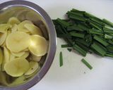 大好き!ニラじゃがチーズ焼き!作り方1写真