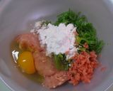 まるでタコヤキ?!もっチーズ鶏団子作り方1写真