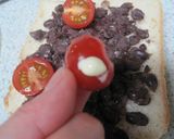 ＊。トマト×あんこ　水玉トースト。＊作り方1写真