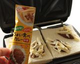 ちょい食べカレーでカレーチーズサンド作り方1写真