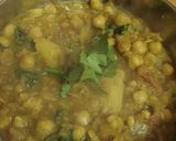 ジャガイモとひよこ豆のインド家庭カレー作り方16写真