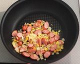 お好みソース&ケチャップのピザトースト作り方1写真