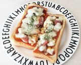 お好みソース&ケチャップのピザトースト作り方4写真