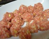 肉団子の甘酢あんかけ作り方1写真