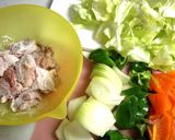 お野菜た~っぷり☆鶏の甘酢炒め作り方1写真