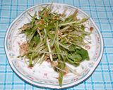 水菜とささみの梅ソースあえ作り方7写真
