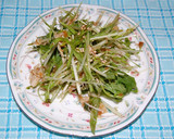 水菜とささみの梅ソースあえ作り方7写真