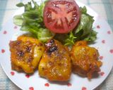 鶏肉のオーロラソース&粒マスタード焼き作り方6写真