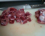 砂肝の揚げ炒め　おろしぽん酢風味作り方1写真